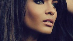 Woman faces Actress models Filipino Lovi Poe