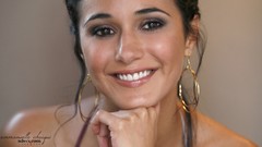 Woman faces Actress smiling brunettes models black hair 