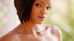 Woman faces Actress smiling brunettes short hair models lavish 