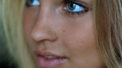 Woman faces blondes blue eyes brunettes models Emilie Marie 