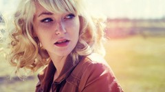 Woman faces blondes blue eyes Leeninek