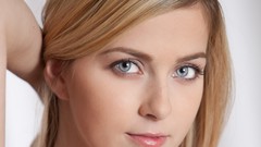 Woman faces blondes blue eyes models Abigaile Johnson Erotic 