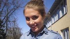 Woman faces blondes blue eyes singers models Norwegian denim 