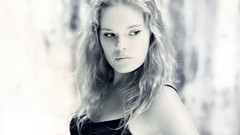 Woman faces blondes charm grayscale soraia lopes