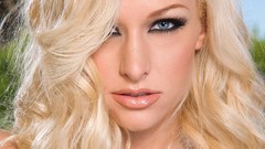 Woman faces blondes lingerie Lux Kassidy