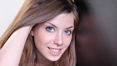 Woman faces blue eyes brunettes Anita C