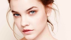 Woman faces blue eyes brunettes models barbara palvin barbara