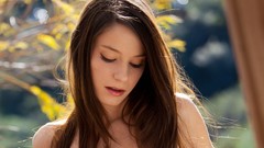 Woman faces brunettes Digital Desire magazine natural lighting 