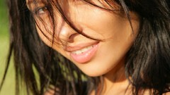 Woman faces brunettes models boobs W4B magazine rebelde