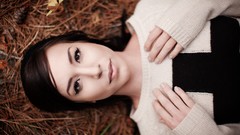 Woman faces brunettes models Breana Rich