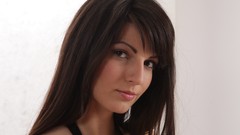 Woman faces brunettes models Cynthia