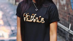 Woman faces brunettes models Danielle Mansutti