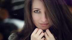 Woman faces brunettes models Miobi