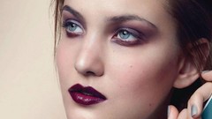 Woman faces brunettes models Nadine Ponce