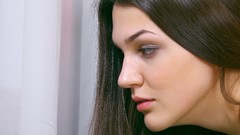 Woman faces brunettes models Vanda B