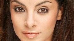 Woman faces brunettes portraits Collien Fernandes