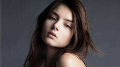 Woman faces brunettes vika levina upscaled Victoria Levina