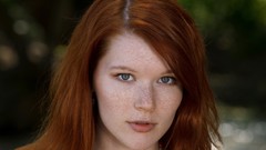 Woman faces freckles models mia sollis redheads