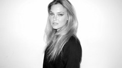 Woman faces models bar refaeli grayscale Terry Richardson