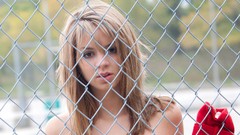 Woman faces models Chain Link Fence Aspen A Aspen Parker