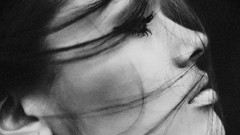 Woman faces monochrome models Natali Danish