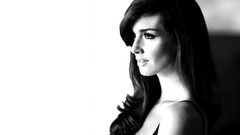 Woman faces monochrome models Paz Vega