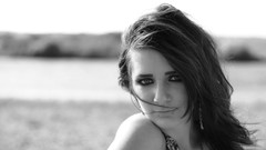 Woman faces monochrome piercings Taylor McCutchan Shayna