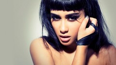 Woman faces natalia kills models