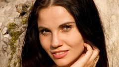 Woman faces outdoors brunettes models Femjoy magazine Jennifer M