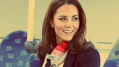 Woman faces smiling brunettes Kate Middleton