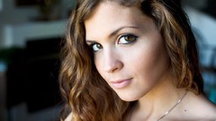 Woman faces tattoos brunettes suicide girls pthalo