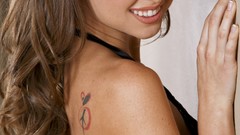 Woman faces tattoos long hair brunettes pornstars Twistys 