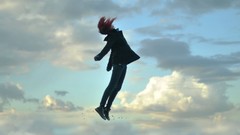 Woman falling Photo manipulation free fall