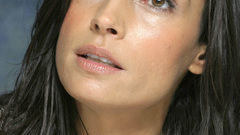 Woman Famke Janssen hazel