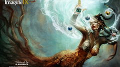 Woman fantasy art artwork