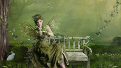 Woman fantasy Fairies artwork
