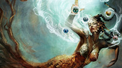 Woman fantasy magic: the