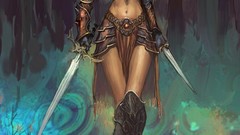 Woman fantasy video games