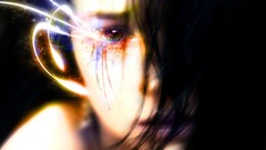 Woman fantasy vivid colors