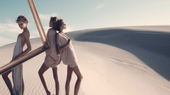 Woman fashion blondes deserts Sisley