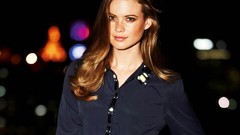 Woman fashion blue eyes brunettes behati prinsloo fashion model 