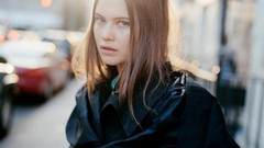 Woman fashion blue eyes brunettes behati prinsloo fashion model 