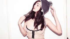 Woman fashion blue eyes brunettes fashion model fashion 