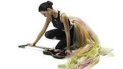 Woman fashion stills brunettes singers models photo shoot Mia 