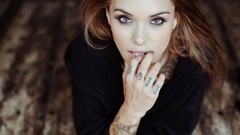 Woman fashion tattoos piercings models arabella drummond 