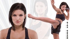 Woman fighters boxing brunettes mma martial arts gina carano 