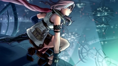 Woman Final Fantasy pink