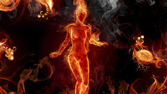 Woman fire