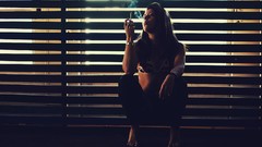 Woman Flags Cigarettes British smoking models LaunchLook