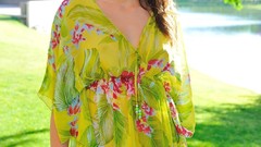 Woman flashing malena morgan